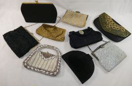 A collection of 17 ladies purses, evening and clutch bags including vintage, beaded and paste set