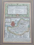 Emmanuel Bowen and John Owen, five 18th century hand coloured maps from 'Britannia Depicta or Ogilby