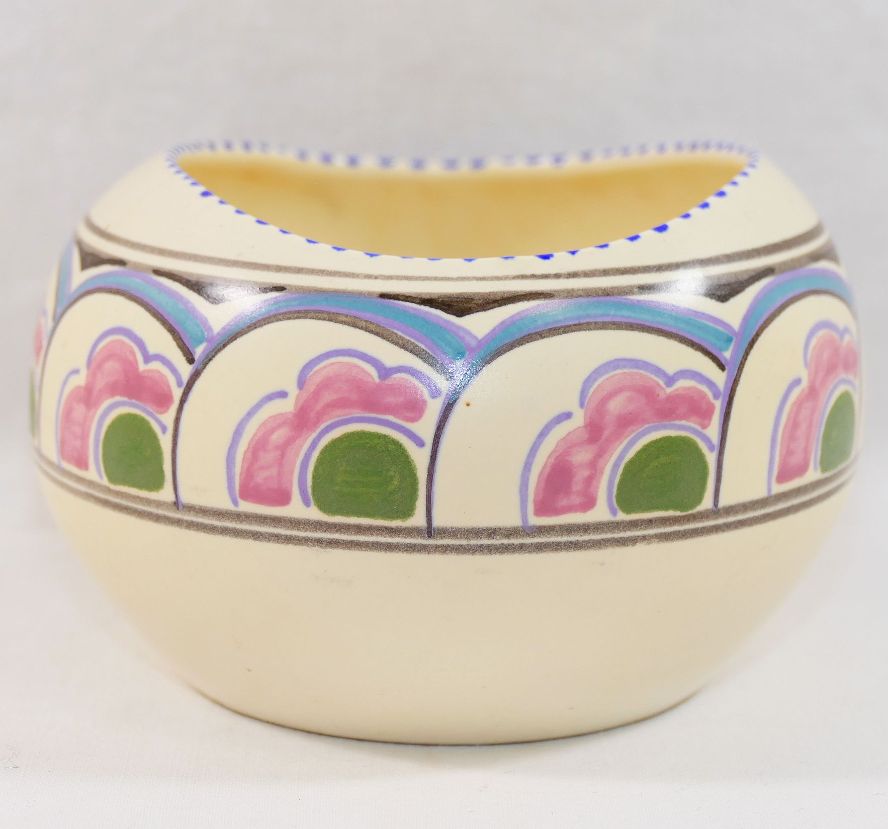 A collection of twelve items of mainly 1950's and later Poole Pottery, hand painted with flowers, - Image 5 of 5