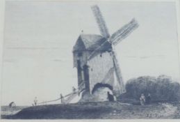 Léon Gaucherel (1816-1886), after Richard Parkes Bonington (1802-1828), 'Le Moulin des Saint Jouin',