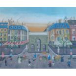 Eugene Valentin Latour (b.1944), Parisian street scenes, limited edition prints, each signed and