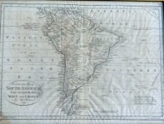 Thomas Bowen, two 18th century maps entitled 'A new and accurate map of Africa drawn from the best