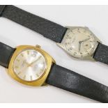 Three gentleman's vintage wrist watches, comprised of a 1970's Sekonda Precision automatic 30