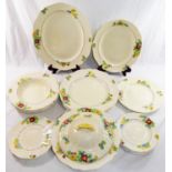 A mid 20th century Royal Doulton 'Minden' pattern part dinner service numbered D5334, comprised of