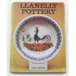 A collection 9 pottery items including Llanelly Pottery belonging to the late Dilys Jenkins,