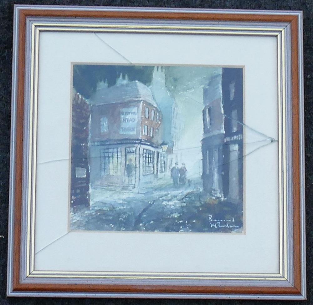 Bernard Wheadon (20th/21st century British), 'The Old Bedford Head Tavern', watercolour, signed - Image 4 of 5