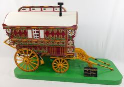 A miniature wooden scratch built Dutton and Sons of Reading ledge waggon, by W Powley of