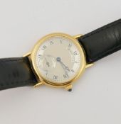 A Breguet gentleman’s yellow metal cased Classique wrist watch, numbered 2117, the case 3cm