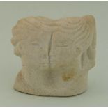 Three 20th century Belgian reconstituted stone Art Deco style sculptures by Marbell, each