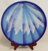 A Poole Pottery limited edition dish from 'The Elements' series entitled 'Air', designed by Karen