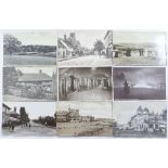 A collection of over 200 early 20th century and later postcards including local interest of