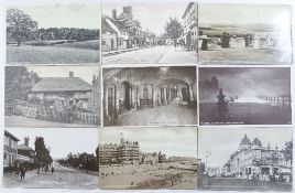 A collection of over 200 early 20th century and later postcards including local interest of