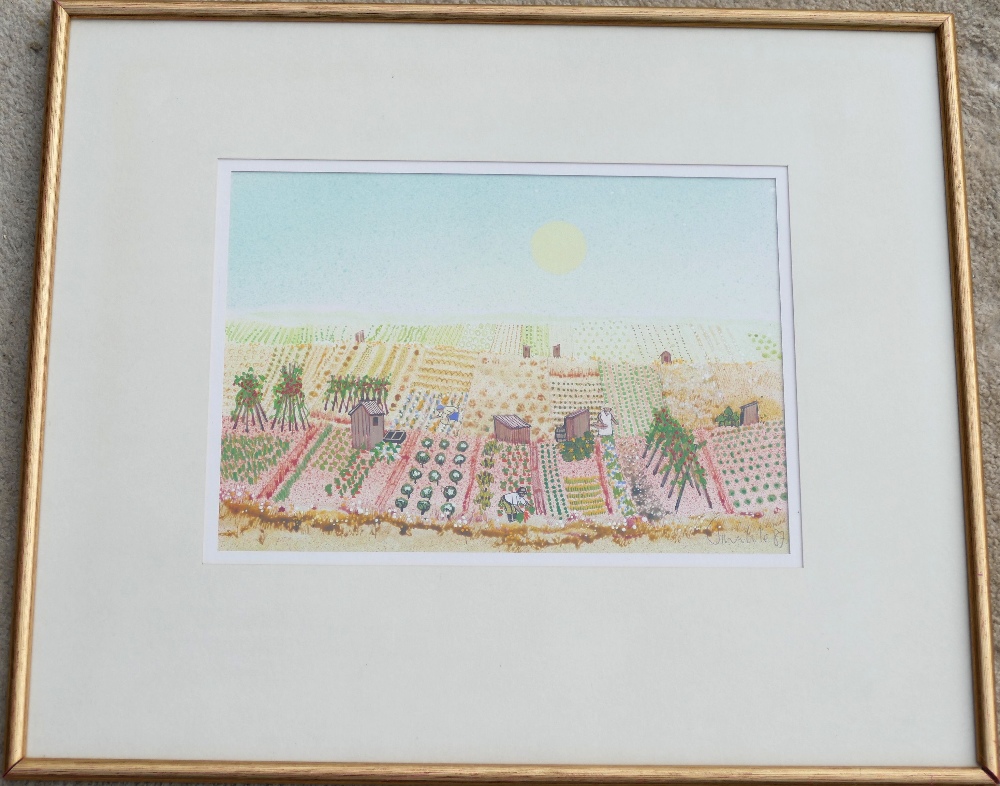 Pat Abson (20th century British), 'Sunburst', watercolour, signed lower right, 20cm x 30cm, titled - Image 11 of 17
