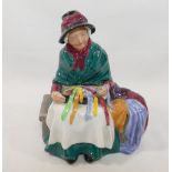 A Royal Doulton bone china figure, 'Silks and Ribbons', HN 2017, 15cm high CONDITION REPORTS &