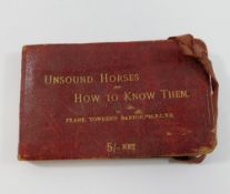 'Unsound Horses and How to Know Them', by Frank Townend Barton MRCVS, illustrated by James A Dron,