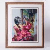 Robert Lenkiewicz (1941-2002) 'Painter with Anna - Rear View - Project 18' signed limited edition