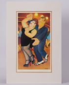 Beryl Cook (1926-2008) 'Dirty Dancing', signed limited edition print 404/650, 49cm x 28cm,