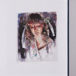 Robert Lenkiewicz (1941-2002) 'Study of Mary' signed limited edition P/P 16/35, 41cm x 35cm,