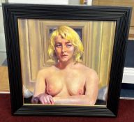 Robert Lenkiewicz (1941-2002) Paula Perring, oil on canvas, framed and glazed, signed twice and