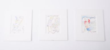 Tim Bulmer, a collection of three signed prints 'The Lord Of All He Surveys, Groceries,