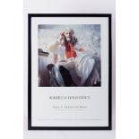 Robert Lenkiewicz (1941-2002) 'Project 18- The Painter with Women' poster, 69cm x 49cm, framed and