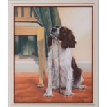 Nigel Hemming (b.1957) 'Anticipation' signed pastel, 48cm x 38cm, framed and glazed.