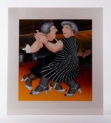 Beryl Cook (1926-2008) 'Dancing On The QEII', signed limited edition print 70/300, 76cm x 68cm,