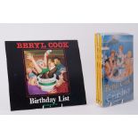 Three books 'Cruising' by Beryl Cook and a Beryl Cook 'Birthday List' (4).