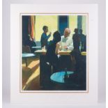 David Farrant, 'Happy Hour', signed limited edition print 53/95, 64cm x 55cm, unframed.