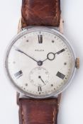 Rolex, a gent's vintage Rolex stainless steel & gold wristwatch, manual wind, diameter 34mm,