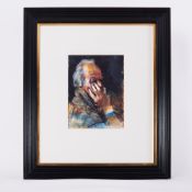 Robert Lenkiewicz (1941-2002) 'Study/Old Age Theme' Project 11, signed watercolour,