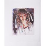 Robert Lenkiewicz (1941-2002) 'Study of Mary' signed limited edition print P/P 33/35, 41cm x 34cm,