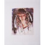 Robert Lenkiewicz (1941-2002) Study of Mary, unframed print, possibly artist proof, signed, numbered