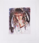 Robert Lenkiewicz (1941-2002) 'Study of Mary' signed limited edition print P/P 35/35, 41cm x 34cm,