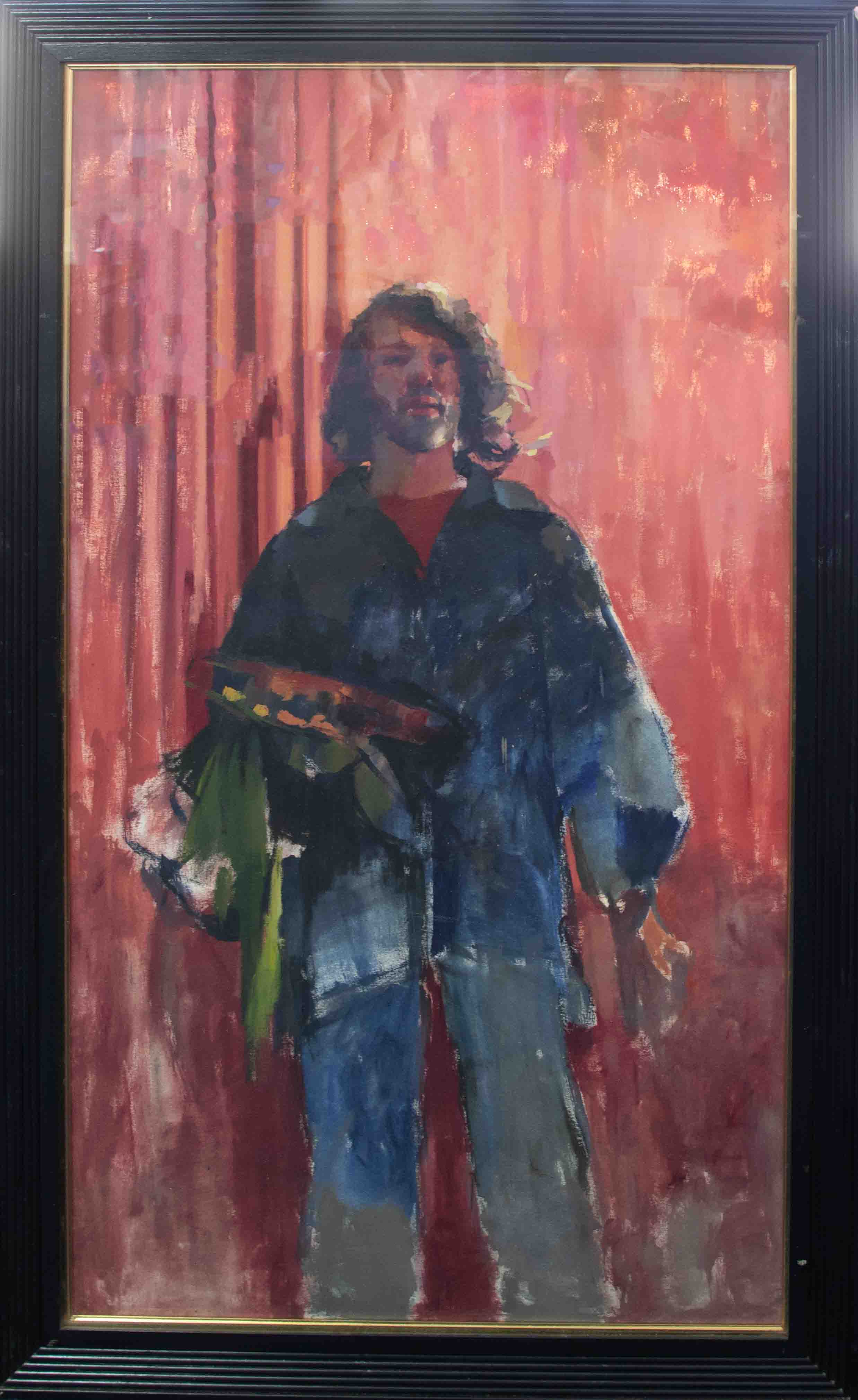 Robert Lenkiewicz (1941-2002) oil on canvas 'Self Portrait Whilst Dead At Port Eliot 1980', signed - Image 2 of 5