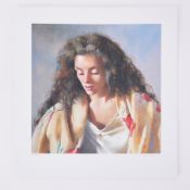 Robert Lenkiewicz (1941-2002) 'Study of Anna' signed limited edition print 383/750, with