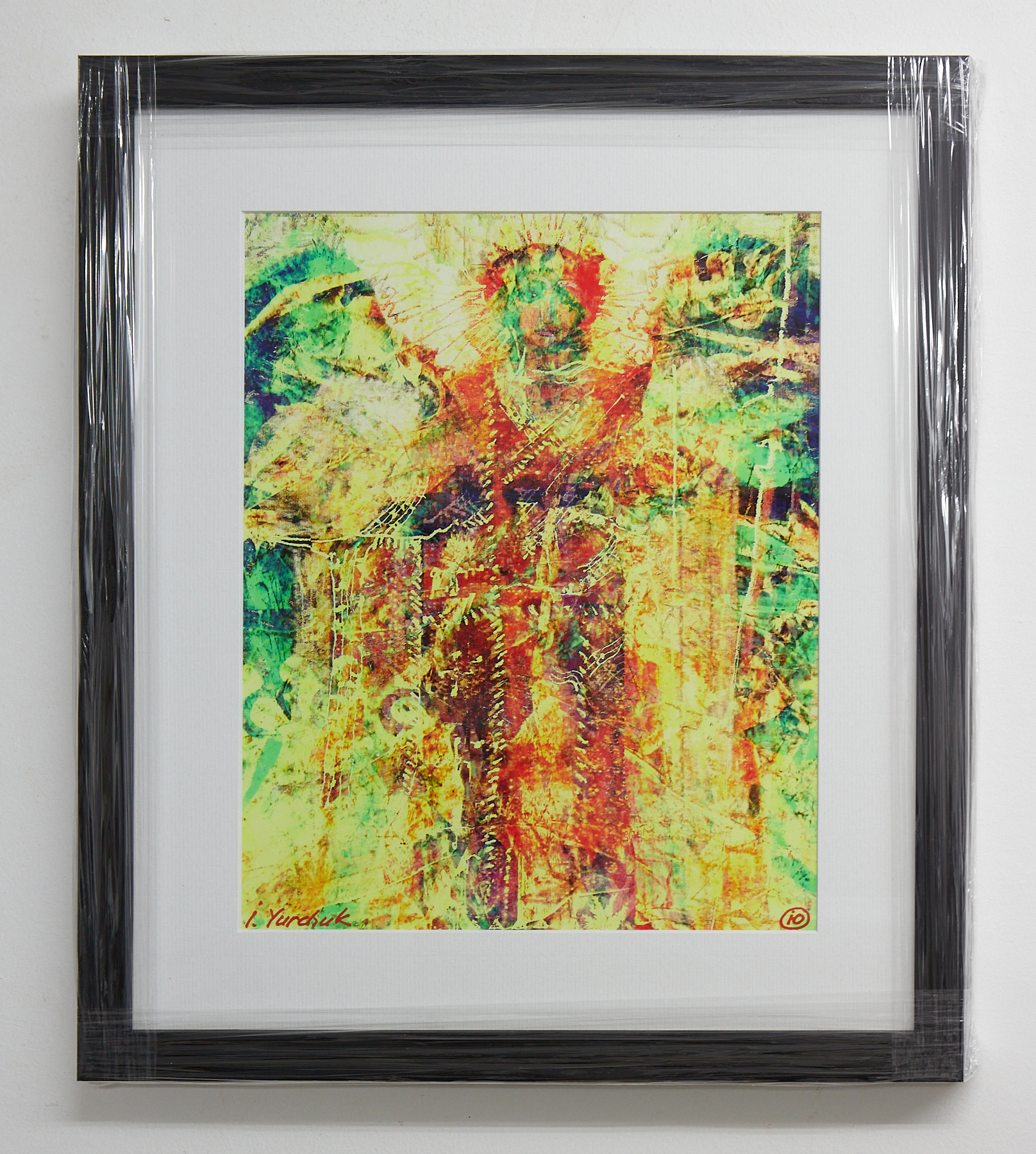 Irenaeus Yurchuk, Ukrainian living in New York. Giclee print titled 'Guardian Angel' Irenaeus