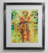 Irenaeus Yurchuk, Ukrainian living in New York. Giclee print titled 'Guardian Angel' Irenaeus