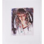 Robert Lenkiewicz (1941-2002) 'Study of Mary' signed limited edition print P/P 34/35, 41cm x 34cm,