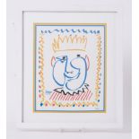 Pablo Picasso, 'Clown 1951' off set Lithograph, plate signed Picasso 12 -1- 51, plate 9, 22cm x