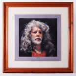 Robert Lenkiewicz (1941-2002) Self Portrait, a limited edition print, No 58/450, with personal