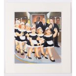Beryl Cook (1926-2008) 'Girls Night Out' signed limited edition print 210/350 with certificate, 61cm