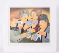 Beryl Cook (1926-2008) 'A Full House' signed print, 40cm x 45cm, unframed.