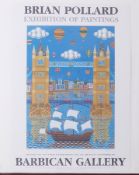 Brian Pollard 'The Mayflower tied up at Tower Bridge', signed limited edition print 60/500, 42cm x