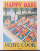 Beryl Cook (1926-2008) poster of 'Happy Days' to launch her book of the same name in 1995. Published
