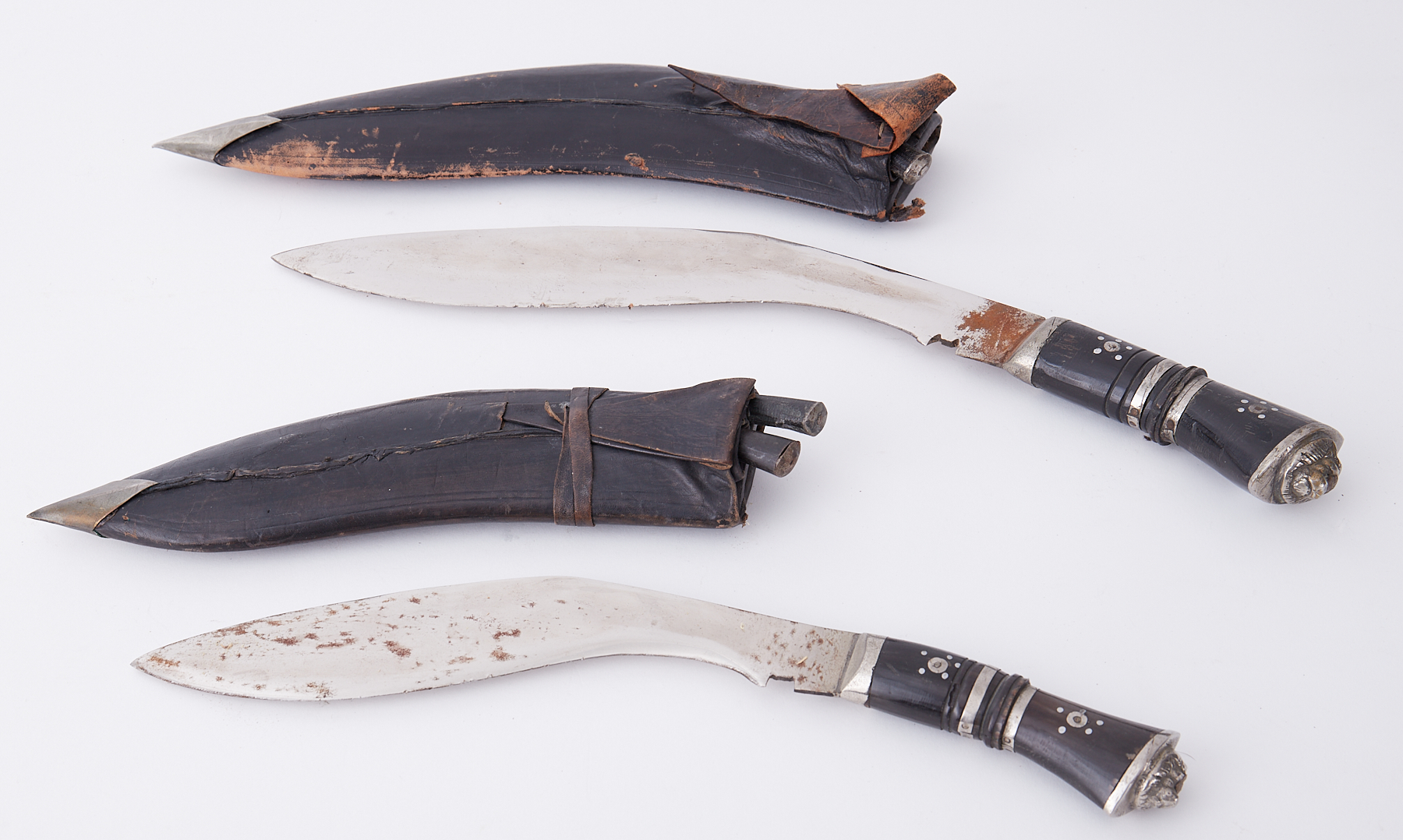 A pair of Kukri knives.