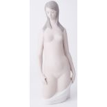 Lladro Nude figure of lady, height 32cm.