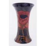 A William Moorcroft large 'Poppy' vase circa 1925, height 21cm.