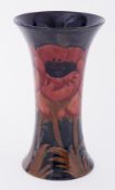 A William Moorcroft large 'Poppy' vase circa 1925, height 21cm.