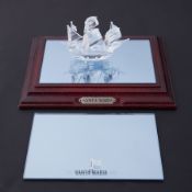 Swarovski Crystal Glass, 'Santa Maria', boxed together with Santa Maria display, boxed.